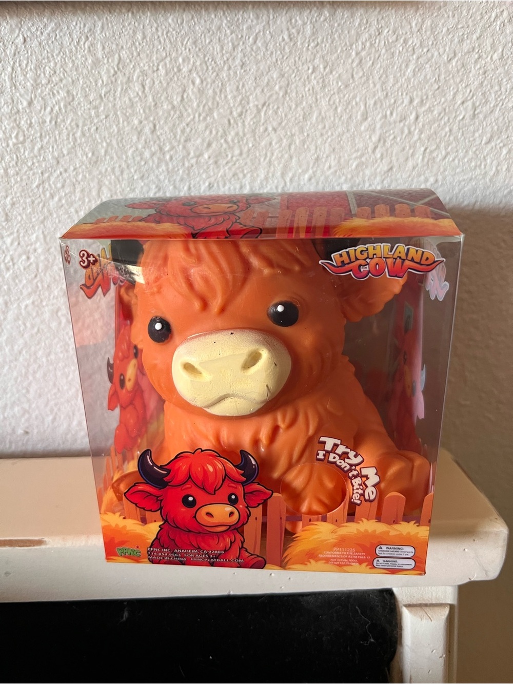 Squishy Highland Cow NWT